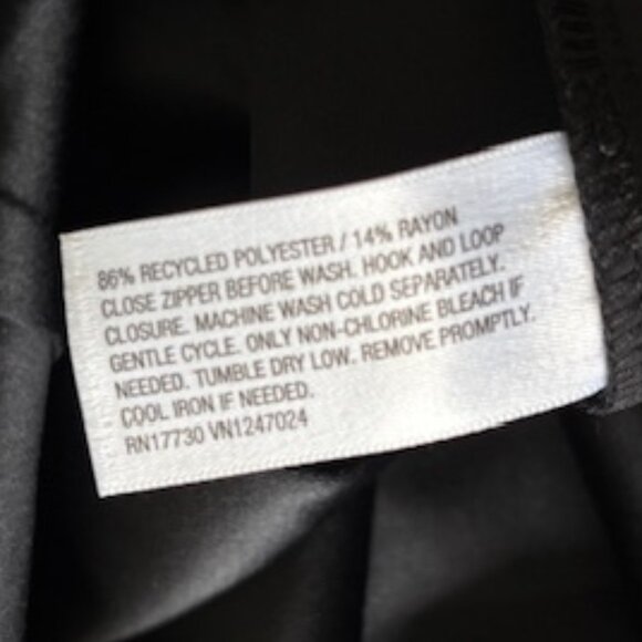 NWT Super-High Rise Tapered Ankle Tailored Satin Pants size 14 - Picture 7 of 7